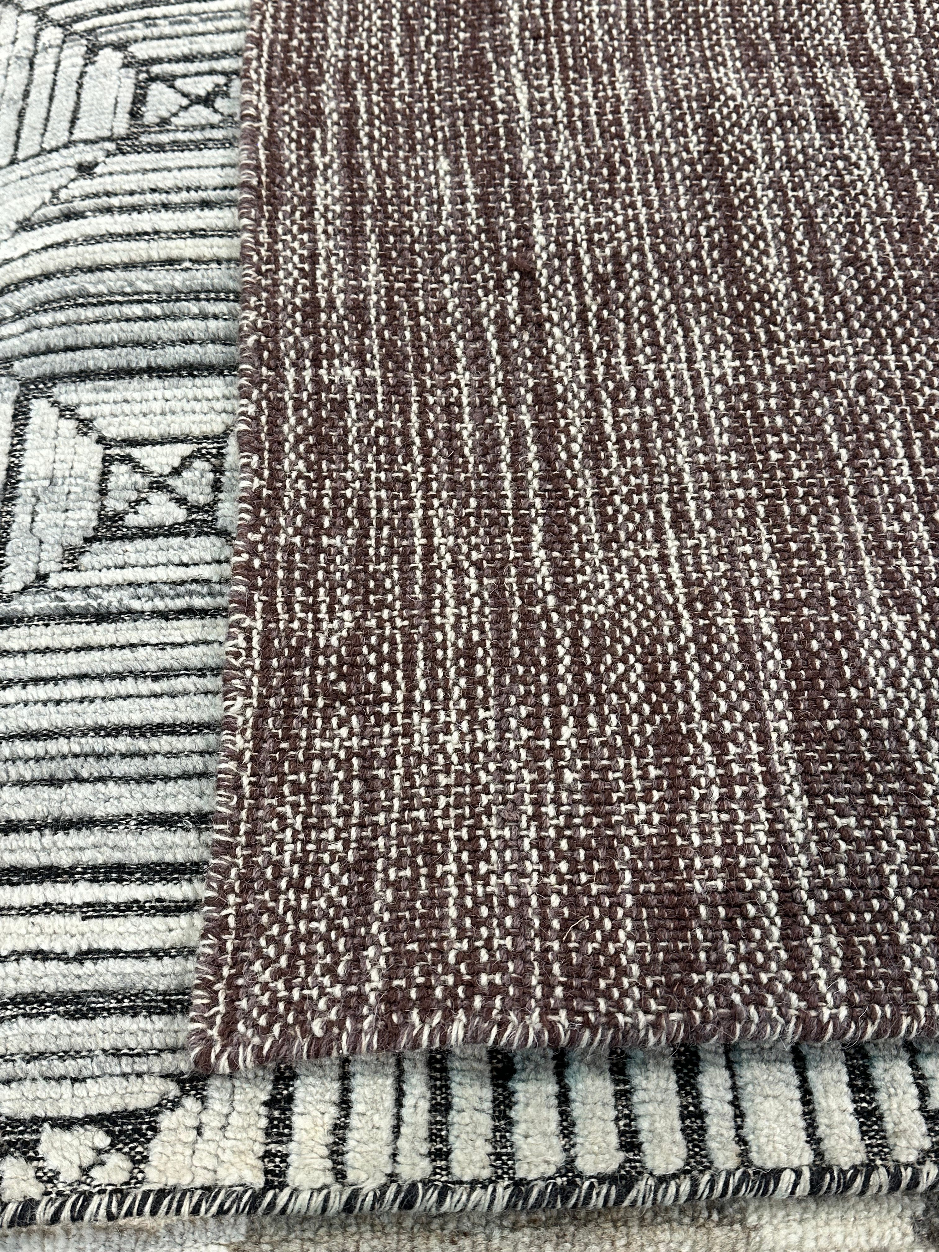 Bruce Dern 8x10 Handwoven Durrie Textured Brown