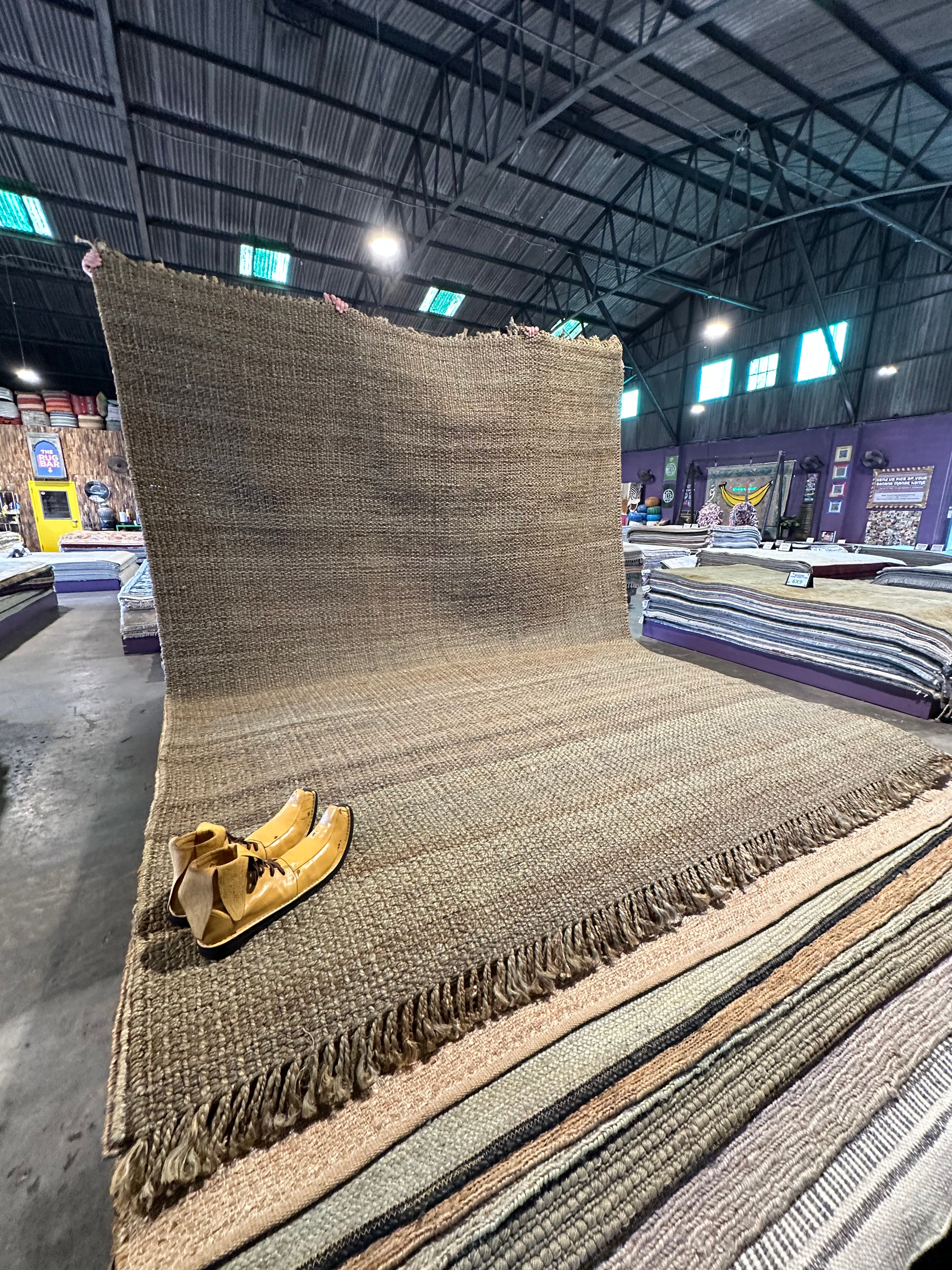 Tripper 9x12 Handwoven Hemp Rug