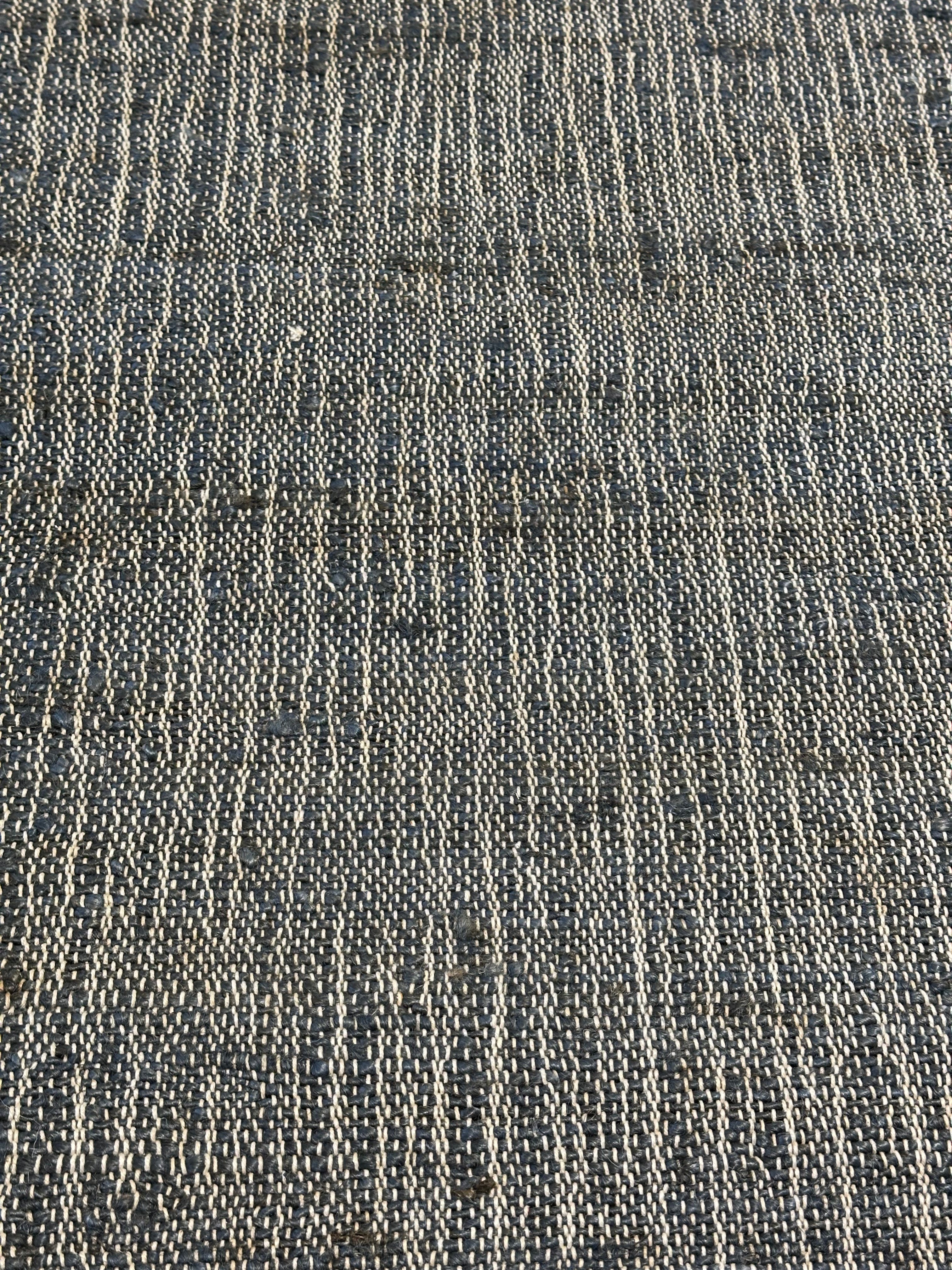 Richard Hatch Blue Handwoven Jute Rug (Multiple Sizes Available)