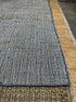 Richard Hatch Blue Handwoven Jute Rug (Multiple Sizes Available)