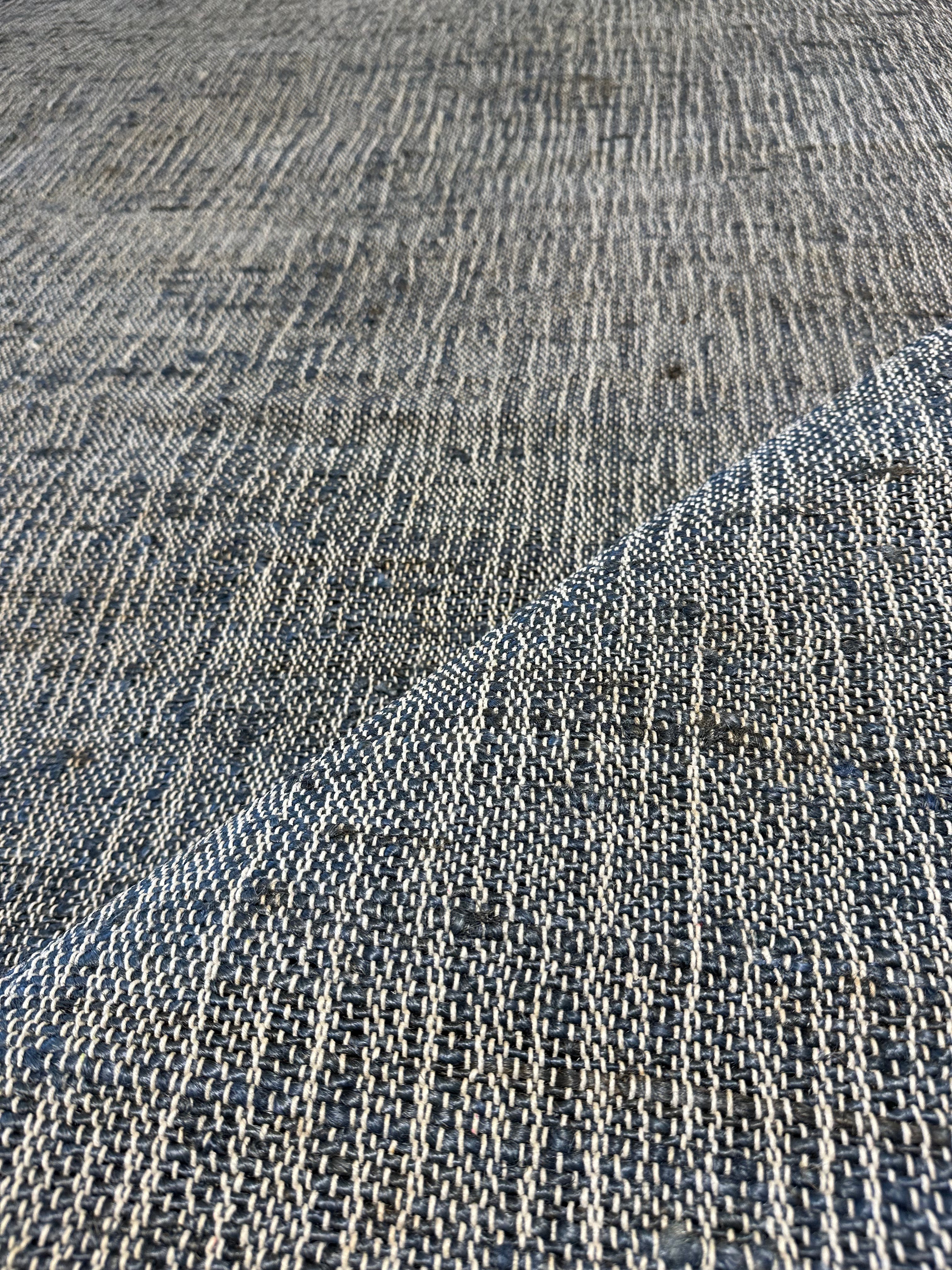Richard Hatch Blue Handwoven Jute Rug (Multiple Sizes Available)