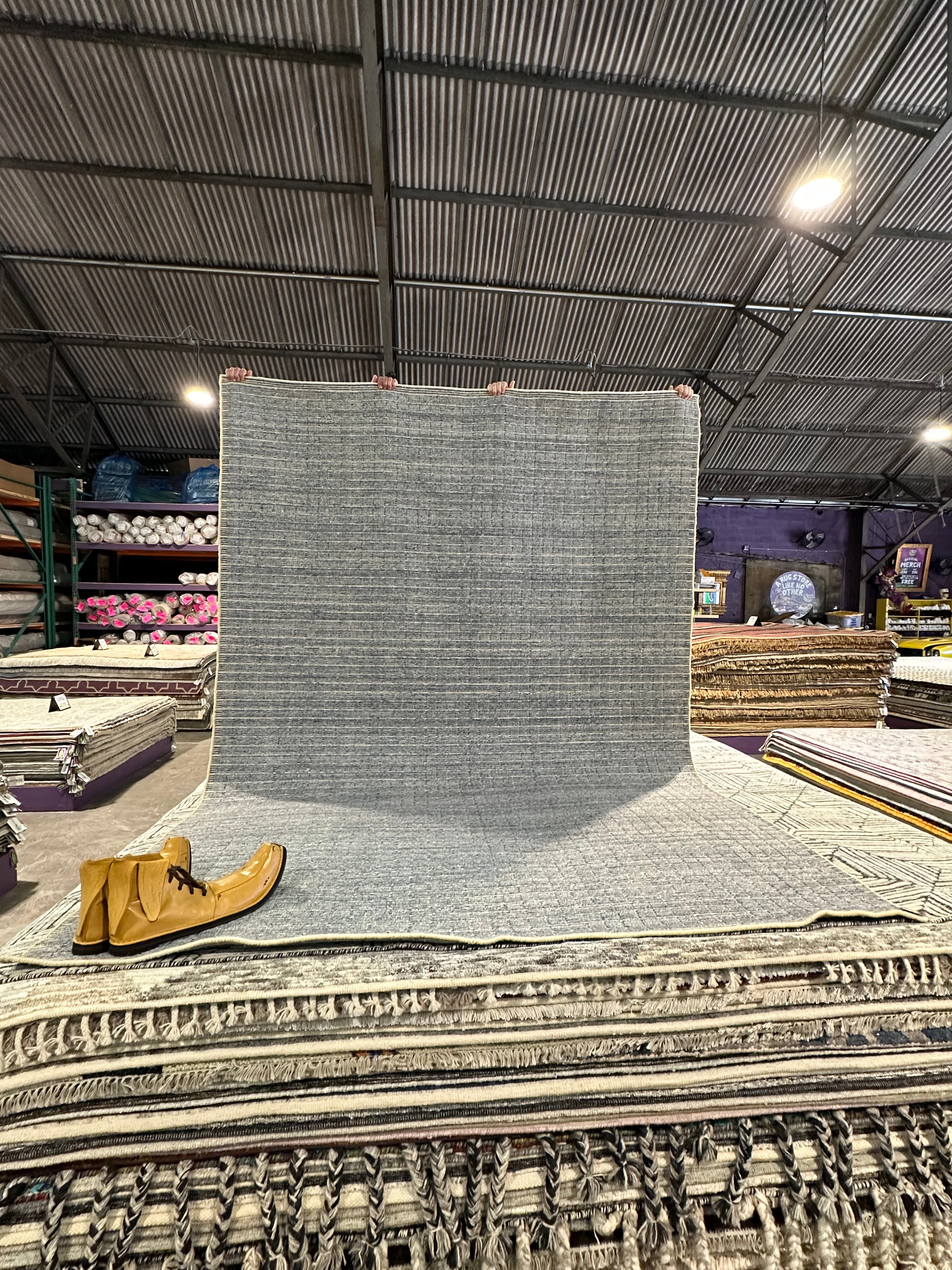Lomas Handwoven Light Blue Rug (Multiple Sizes)