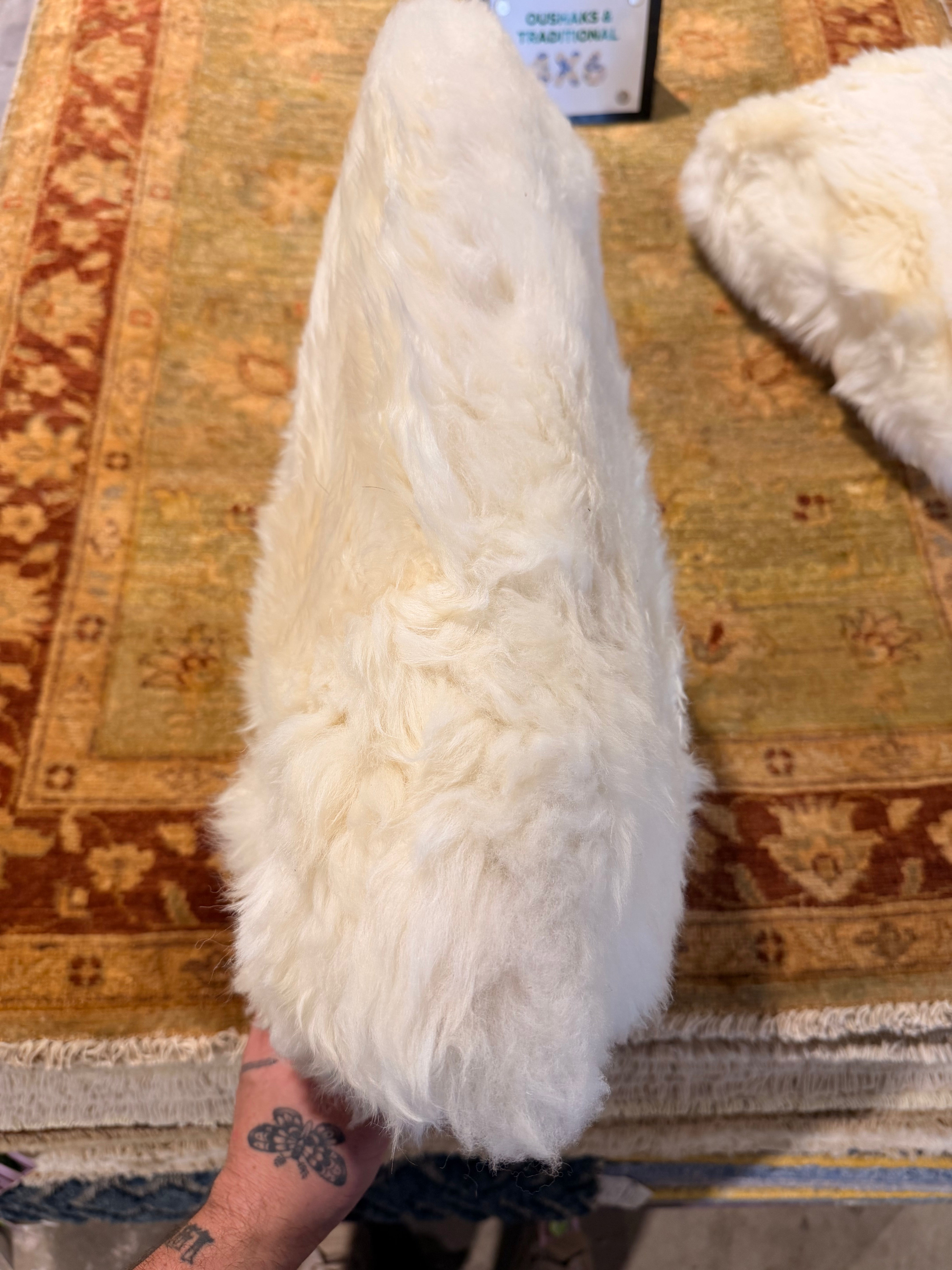 Sheepskin White Pillows