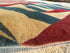 Erin Stewart Tiedje 3.3x4.9 Blue and Red Hand-Knotted Farhan Rug