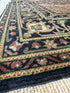 Amanda Bolger 6.5x9.1 Navy and Red Hand-Knotted Persian Rug