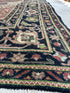 Amanda Bolger 6.5x9.1 Navy and Red Hand-Knotted Persian Rug