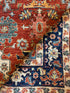 Olivia Dame 3.2x4.10 Red Hand-Knotted Humna Rug