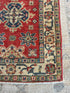 Brooke Jaye Taylor 2x2.11 Red Hand-Knotted Kazak Rug