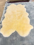 Four Pelt White Sheepskin Rug