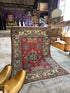 Brooke Jaye Taylor 2x2.11 Red Hand-Knotted Kazak Rug