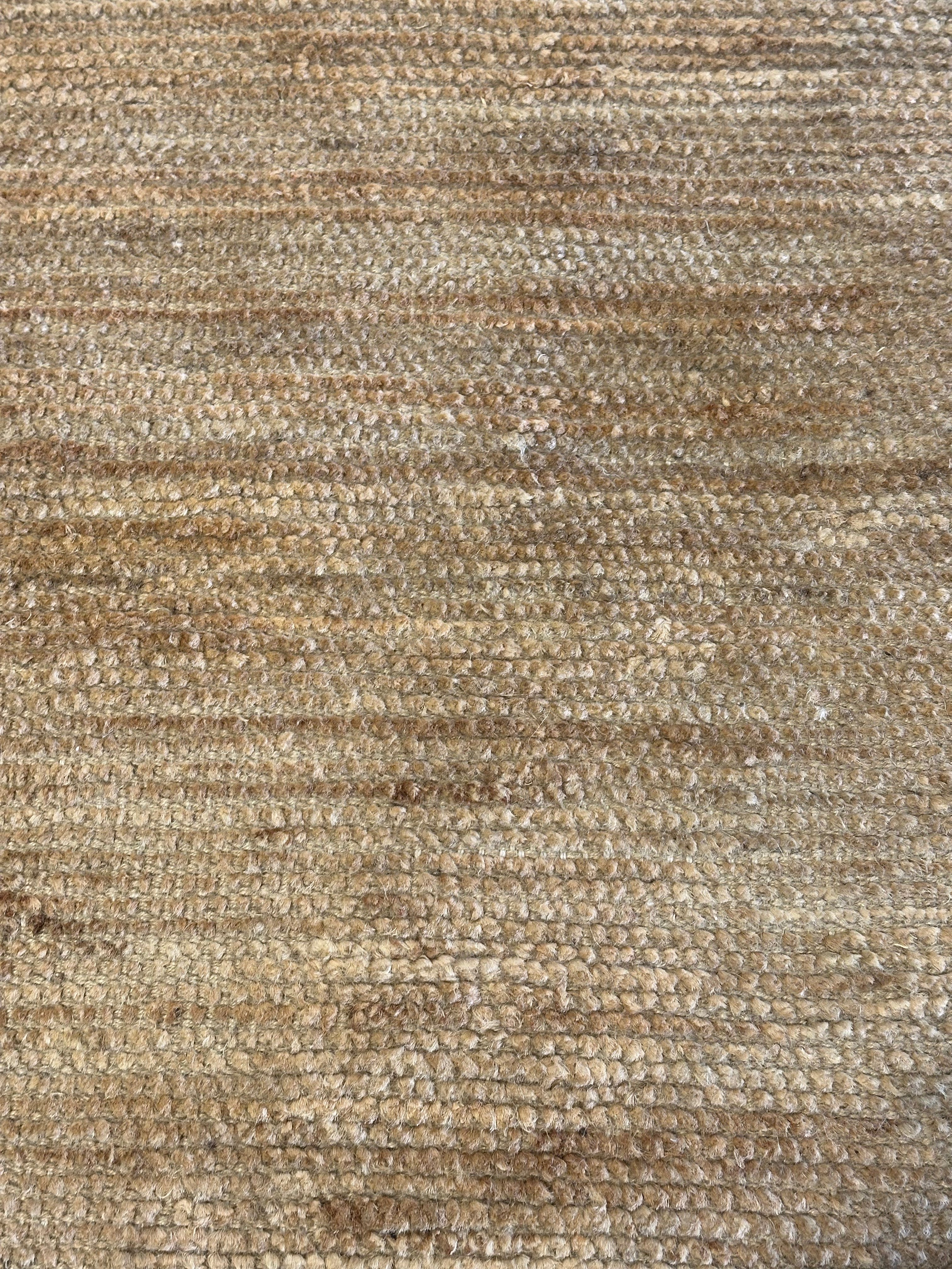 Gabe Kotter 8x9.9 Natural Tip Sheared Durrie Rug