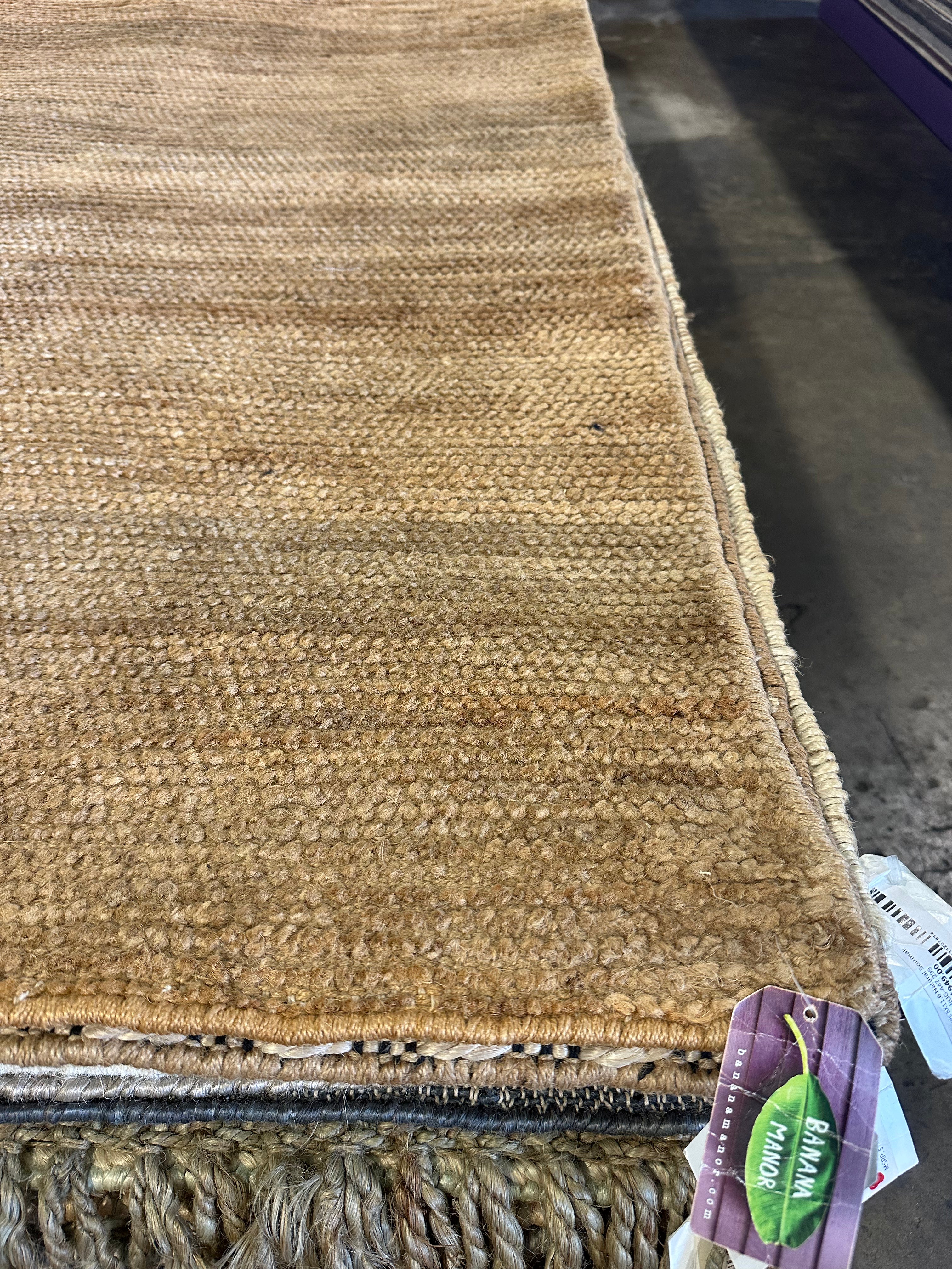 Gabe Kotter 8x9.9 Natural Tip Sheared Durrie Rug