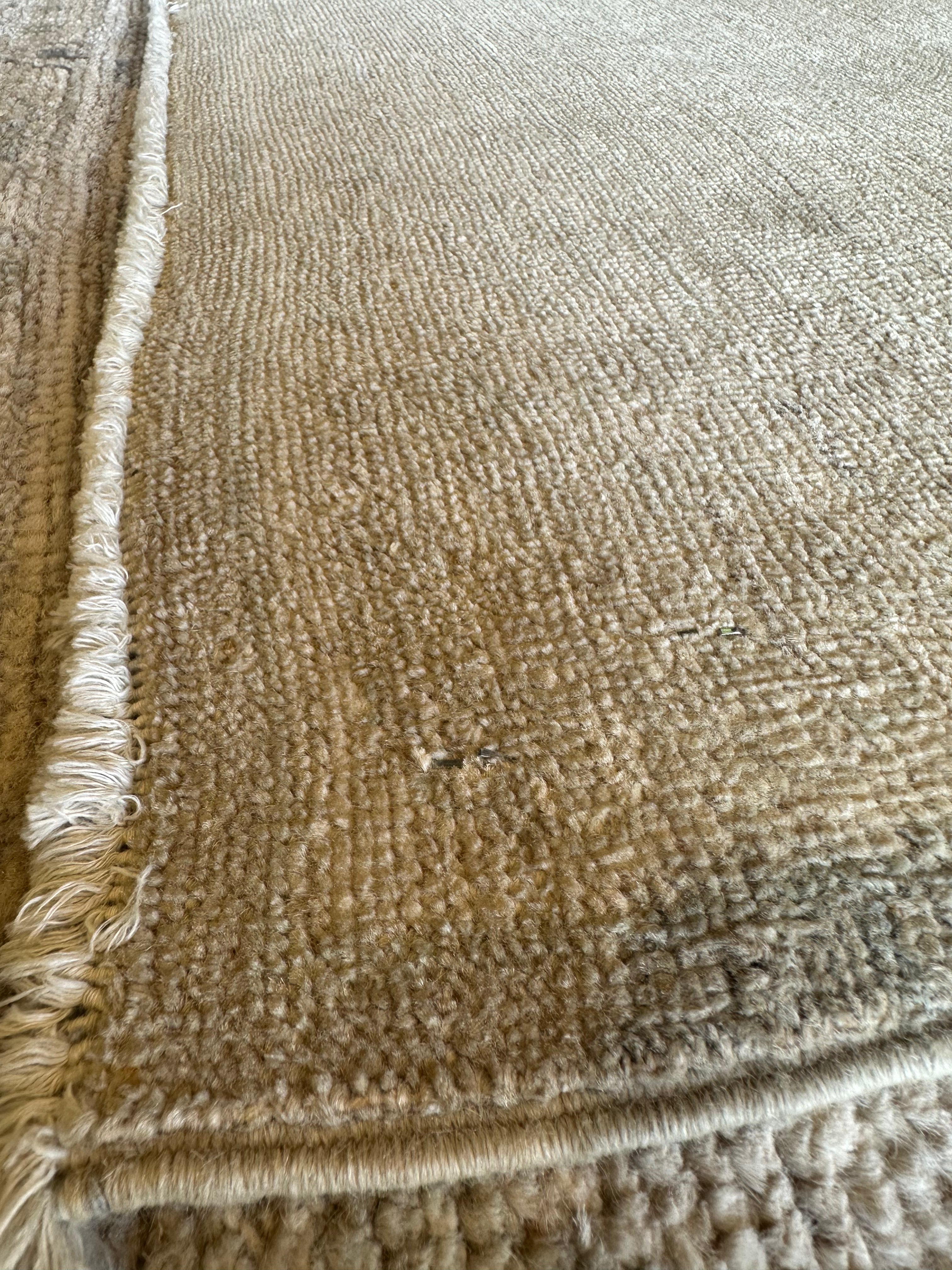 Jazlyn Miller 2.2x3.2 Beige Hand-Knotted Farhan Rug