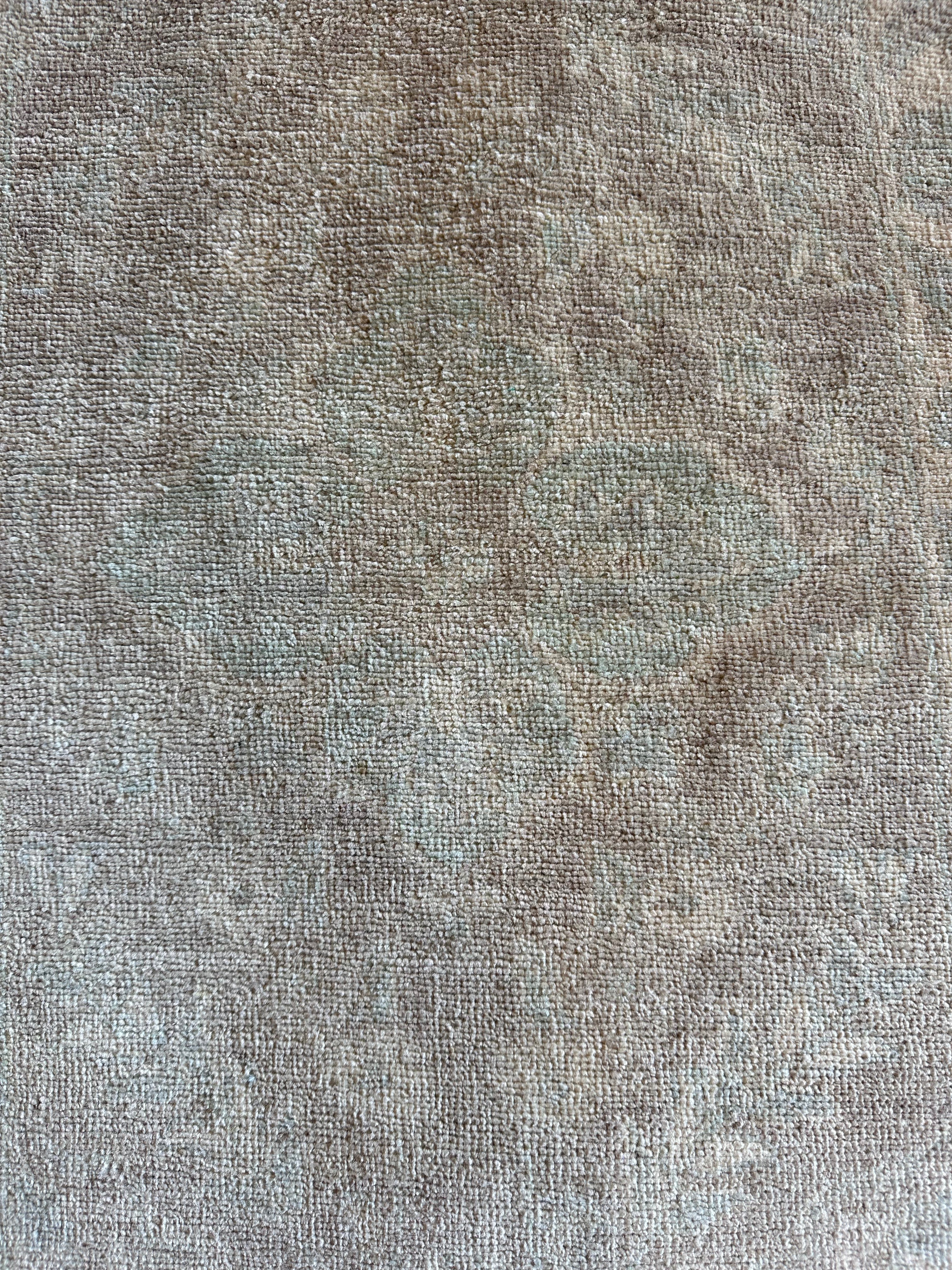Jenni Thomasson 2x2.11 Beige Hand-Knotted Farhan Rug