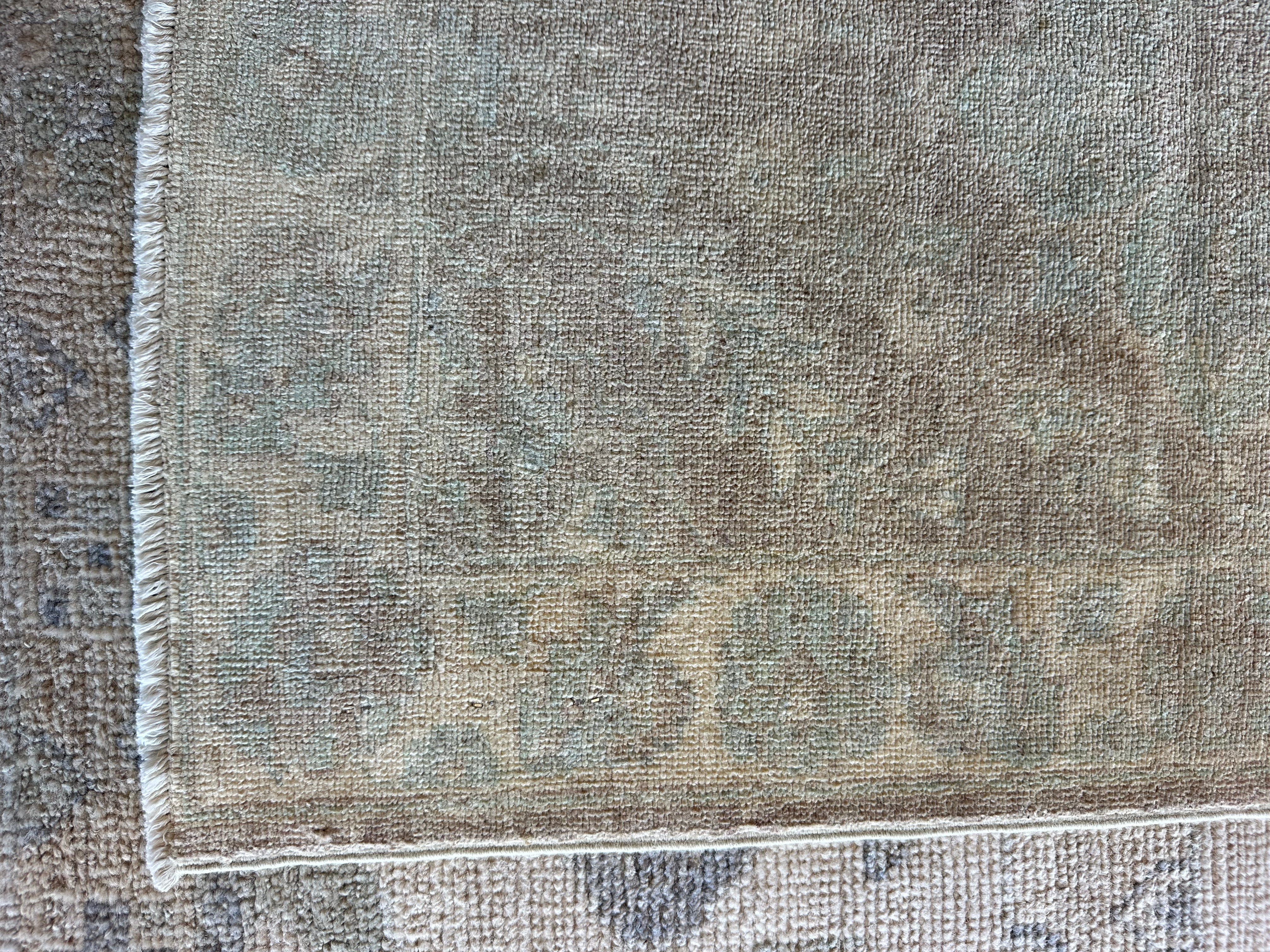Jenni Thomasson 2x2.11 Beige Hand-Knotted Farhan Rug