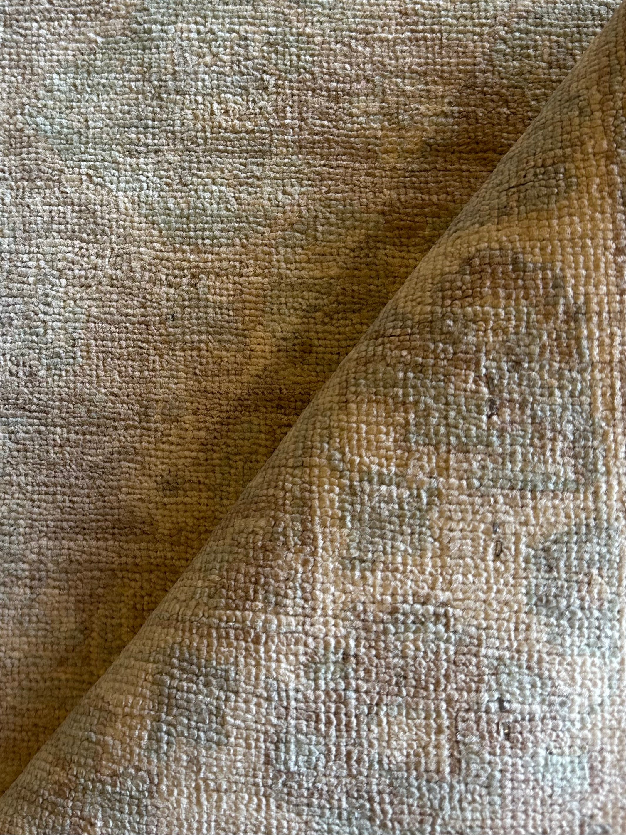 Jenni Thomasson 2x2.11 Beige Hand-Knotted Farhan Rug