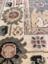 Suzanne Tucker 8x10.3 Grey and Ivory Hand-Knotted Oushak Rug