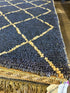 Nerina 8x10 Blue Modern Handwoven Jute Rug