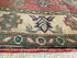 Isabelle Du 3.1x4.11 Red Hand-Knotted Kazak Rug