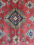 Mallory Hoff 6x8.7 Red Hand-Knotted Kazak Rug