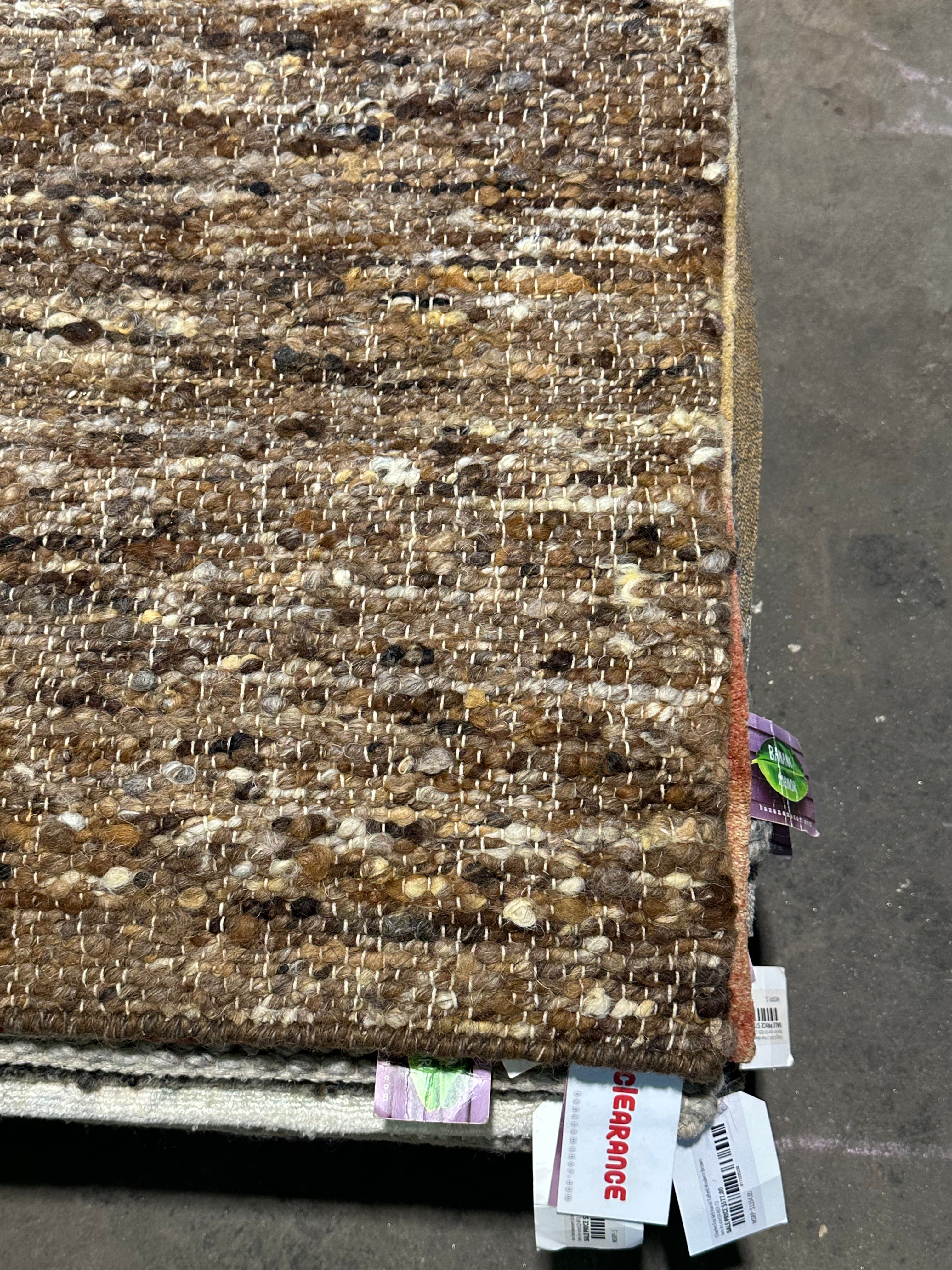 Host Jesse Palmer 6x8 Brown Handwoven Modern Rug