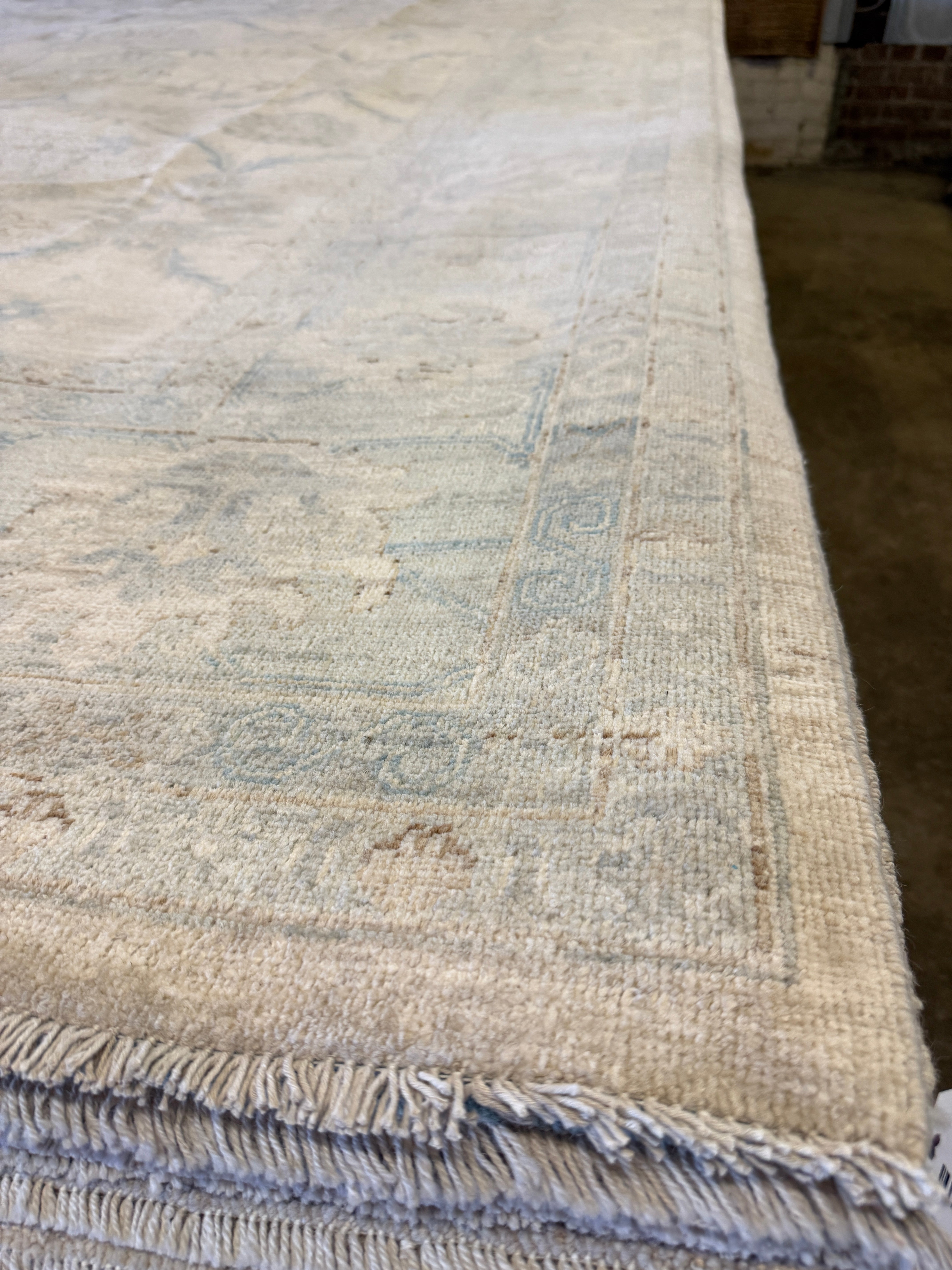 Juliana Pasquarosa 10.1x13.10 Blue Afghani Chobi Rug