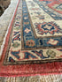 Mallory Hoff 6x8.7 Red Hand-Knotted Kazak Rug