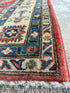 Mallory Hoff 6x8.7 Red Hand-Knotted Kazak Rug
