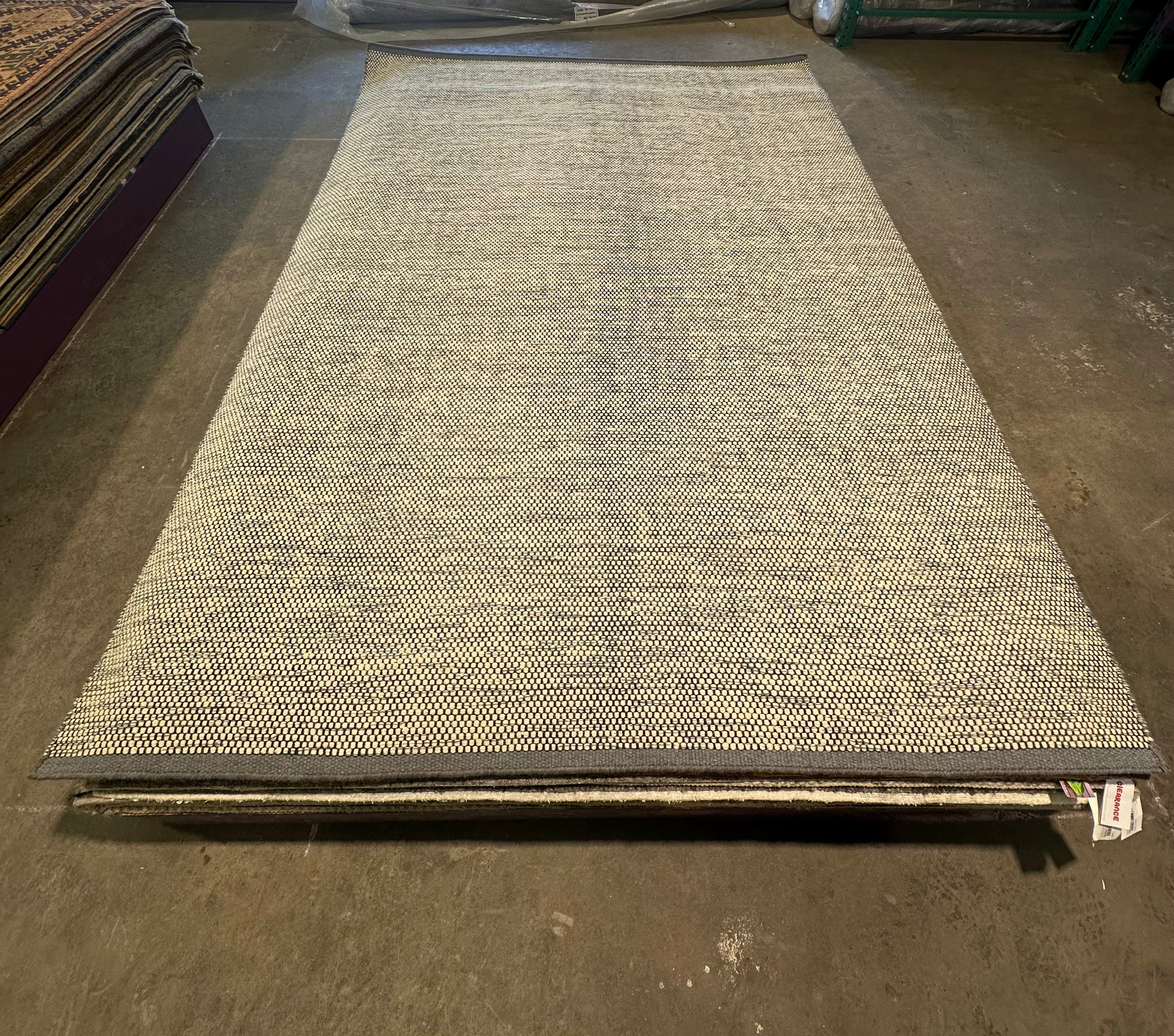Termayne Harper 6.6x9.3 Grey Handwoven Modern Rug