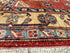Michelle Fisichella 3.2x4.9 Red Hand-Knotted Kazak Rug