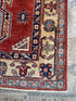 Michelle Fisichella 3.2x4.9 Red Hand-Knotted Kazak Rug