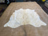 White 5.6x6 Cowhide Rug