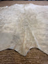 Ivory White 6.5x8 Cowhide Rug