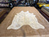 Ivory White 5.6x6 Cowhide Rug