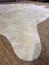 Ivory White 5.6x6 Cowhide Rug