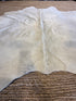 Ivory White 5.6x6 Cowhide Rug