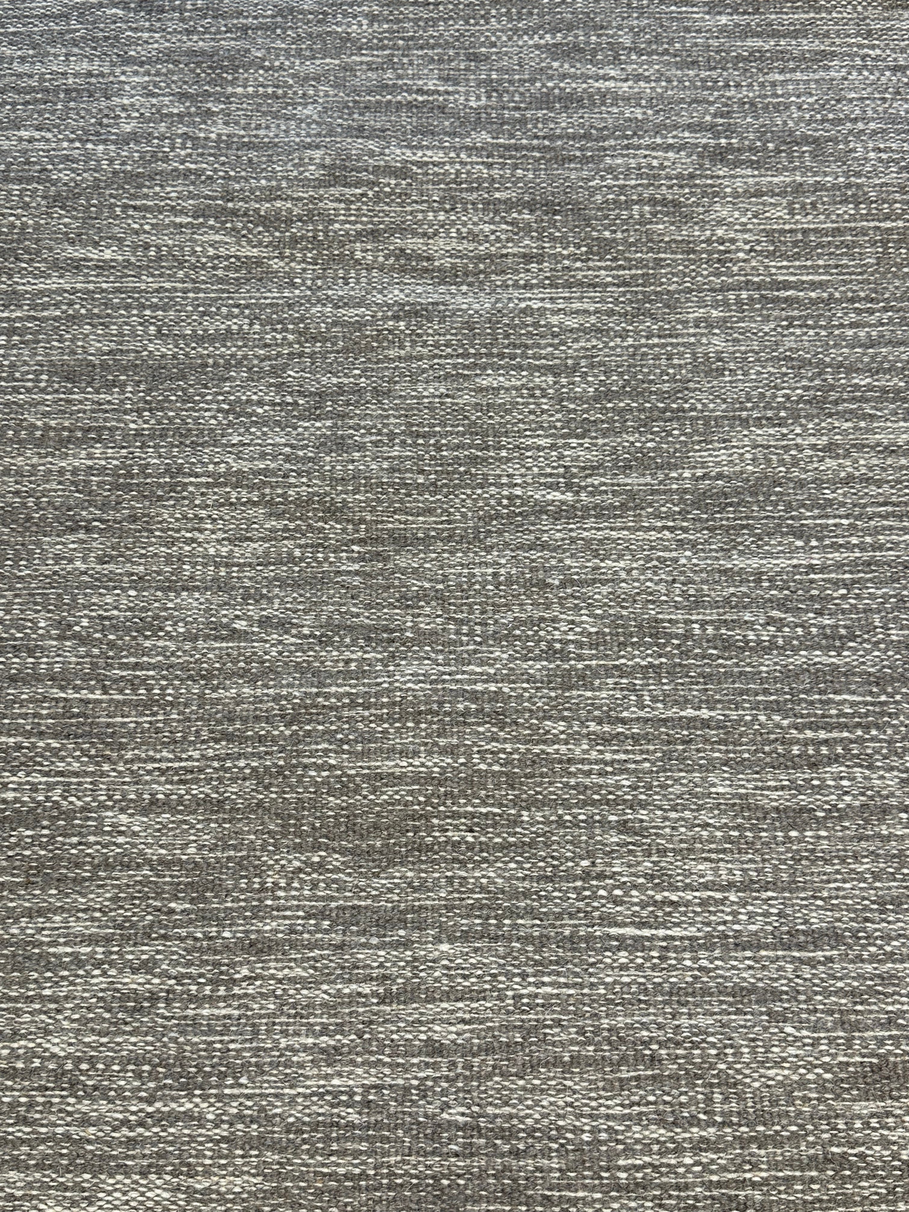 Colin Farrill 6.9x9.6 Grey Handwoven Modern Rug