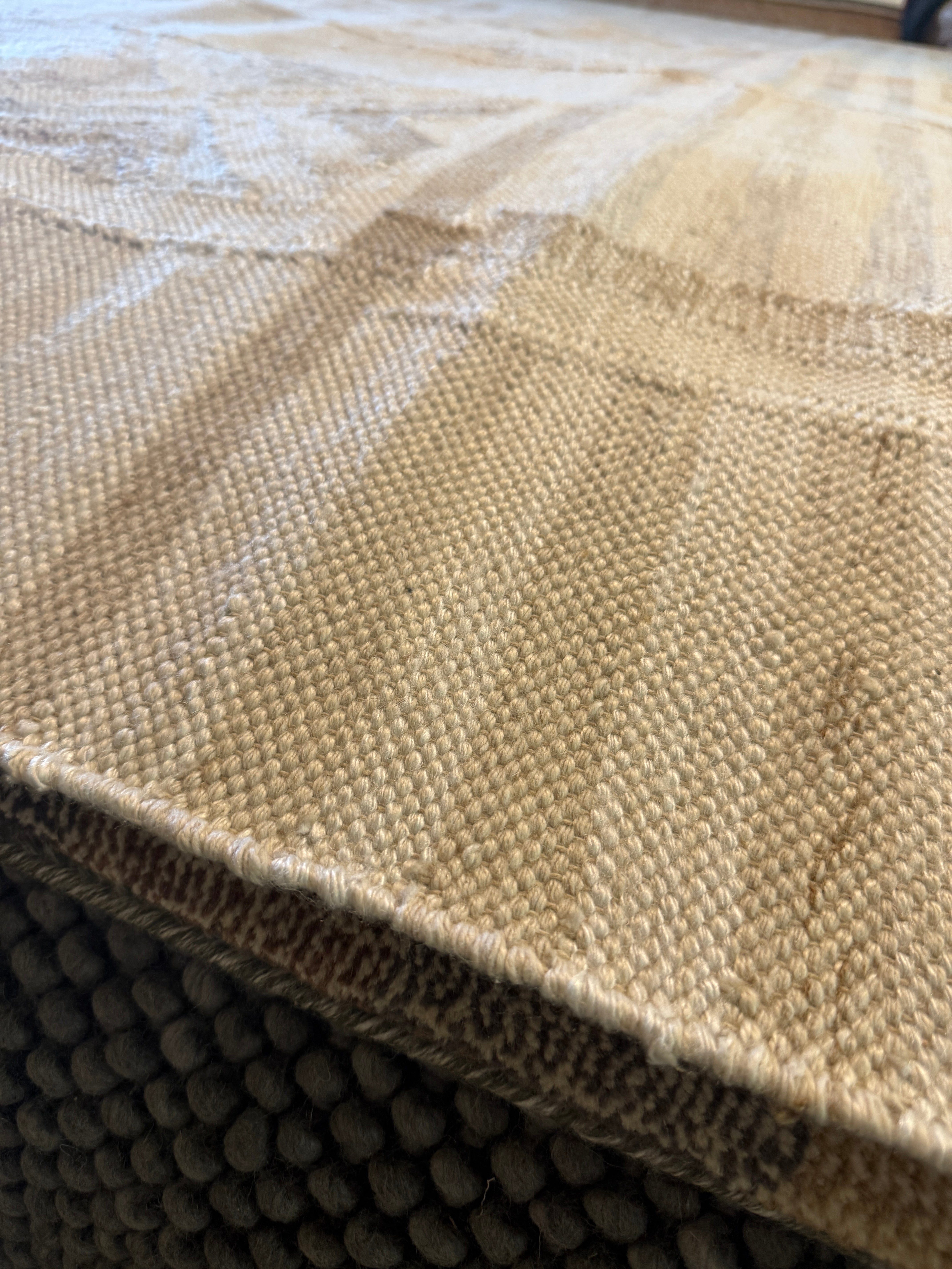 Johnny DePhillipo 9x12 Grey Handwoven Modern Rug