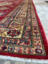 Lisa Yeiser 5.6x7.11 Red Hand-Knotted Kazak Rug