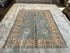 Lisa Poe 4.11x7.5 Blue Hand-Knotted Farhan Rug