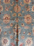 Lisa Poe 4.11x7.5 Blue Hand-Knotted Farhan Rug