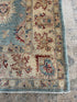 Lisa Poe 4.11x7.5 Blue Hand-Knotted Farhan Rug