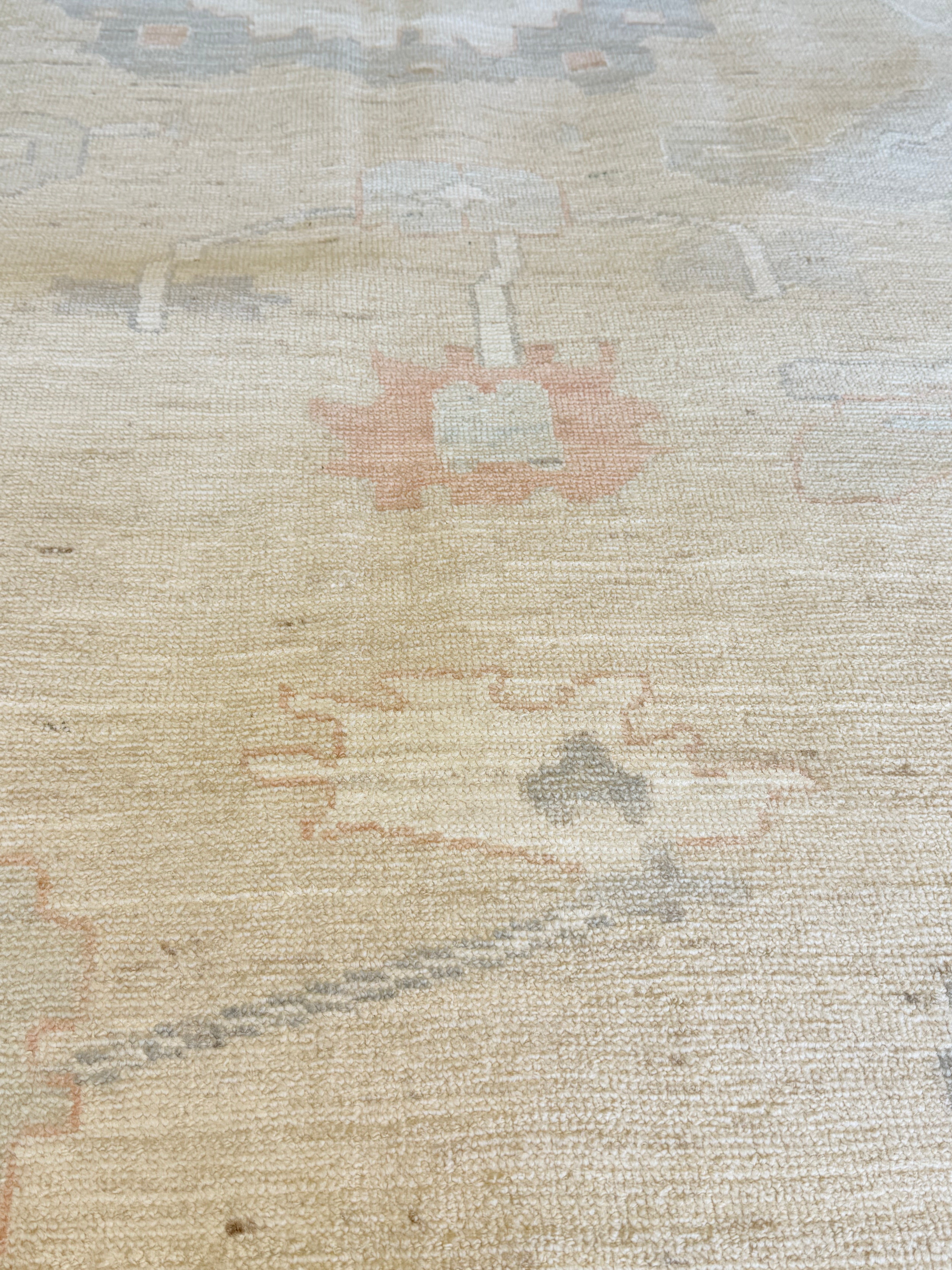 Maya Misaljevic 8.1x9.11 Multicolor Afghani Whitewashed Oushak