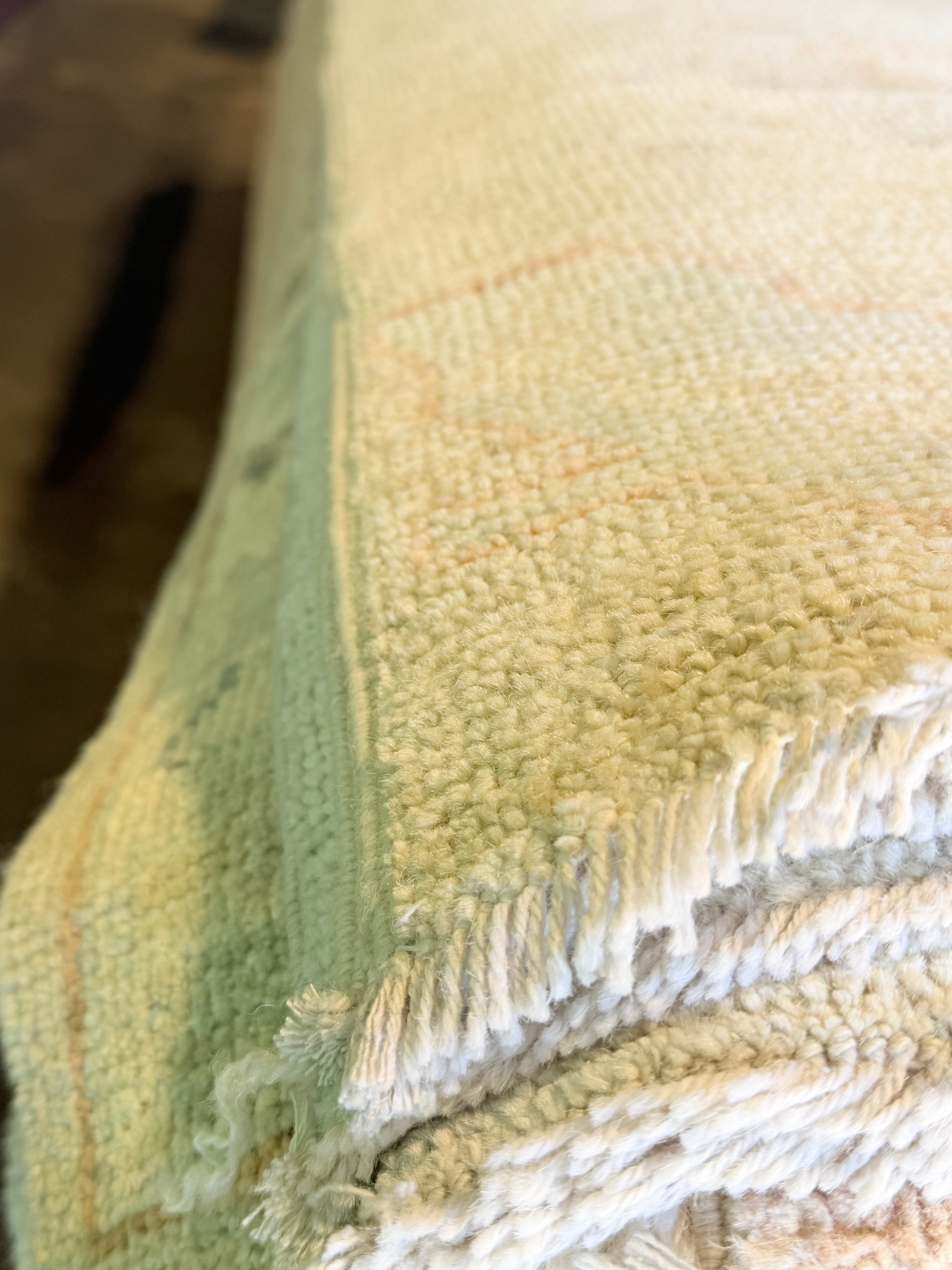 Maya Misaljevic 8.1x9.11 Multicolor Afghani Whitewashed Oushak