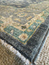 Shannon Beshears 6x8.6 Blue Hand-Knotted Farhan Rug