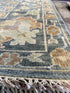 Tina Chow 9x12 Grey Hand-Knotted Oushak Rug