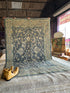 Shannon Beshears 6x8.6 Blue Hand-Knotted Farhan Rug