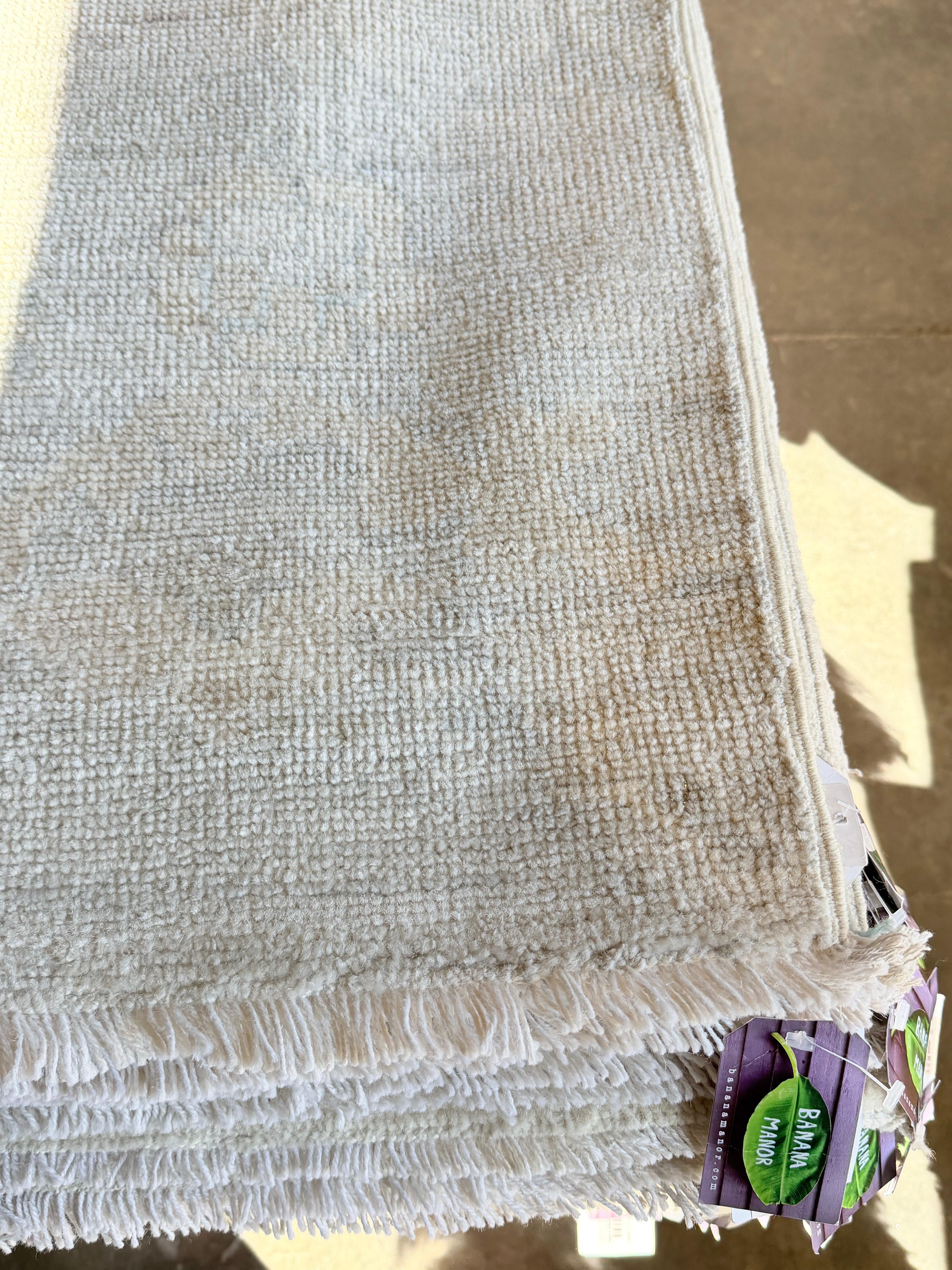 Amanda Christine 9.2x11.11 Blue Multi Afghani Whitewashed Oushak