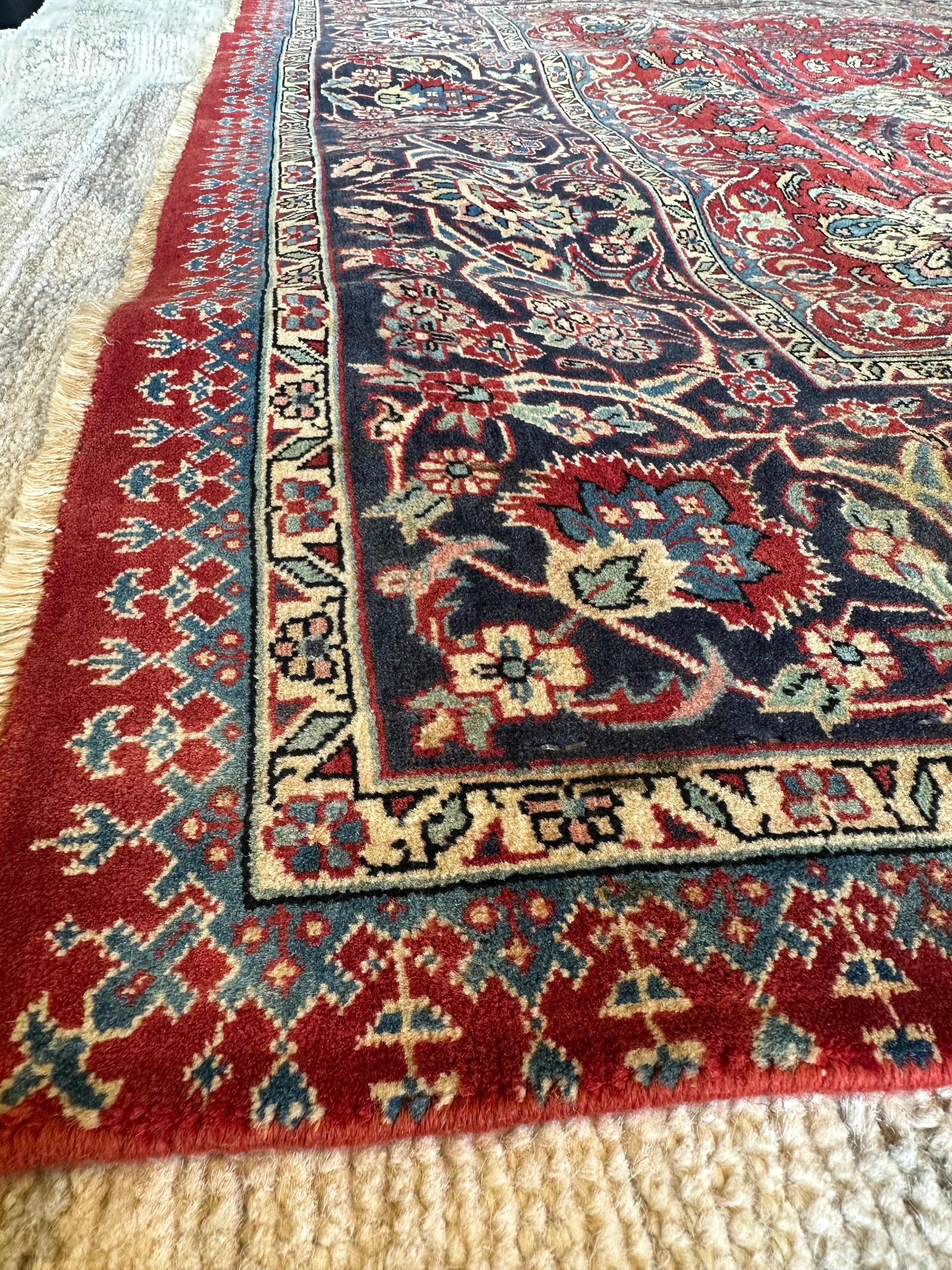 Presley Coley 4.7x7.1 Red Hand-Knotted Persian Rug