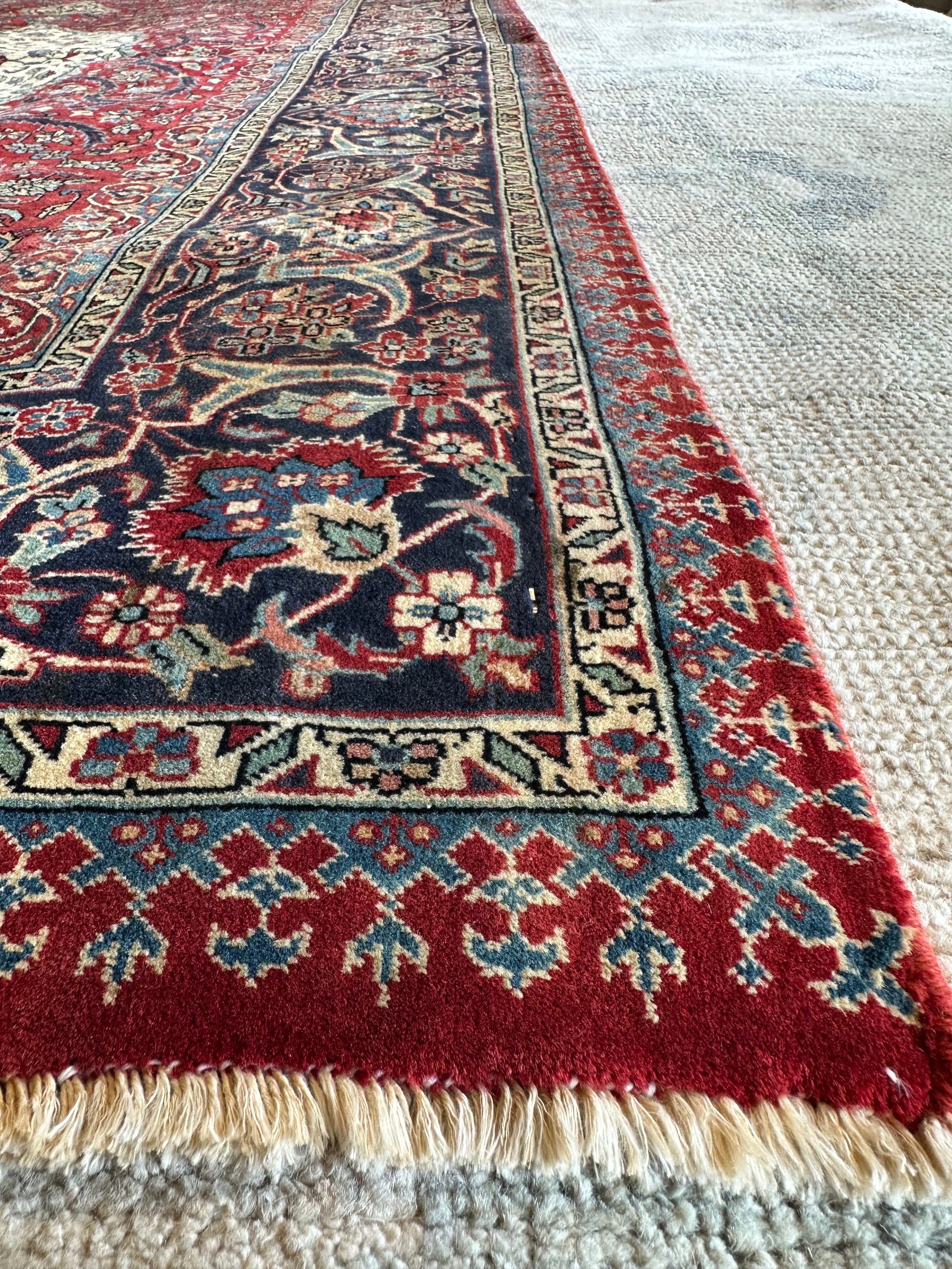 Presley Coley 4.7x7.1 Red Hand-Knotted Persian Rug